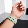 Tech-Protect silikona siksniņa Apple Watch 8 / 9 / 10 / 11 / 12 / SE (40 / 41 / 42 mm), pistāciju