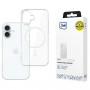 3MK MagCase MagSafe Apple iPhone 16 Plus, caurspīdīgs