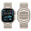 Tech-Protect Stainless nerūsējošā tērauda aproce Apple Watch 8 / 9 / 10 / 11 / 12 / SE / Ultra (44 / 45 / 46 / 49 mm), Starlight