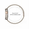 Tech-Protect Stainless nerūsējošā tērauda aproce Apple Watch 8 / 9 / 10 / 11 / 12 / SE / Ultra (44 / 45 / 46 / 49 mm), Starlight