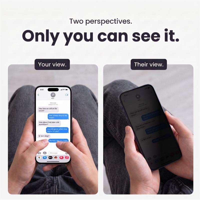 Tech-Protect Glass SPY+ konfidencialitātes rūdītais stikls Apple iPhone 18 Pro (2 gab.)