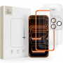 Tech-Protect Easy Set+ rūdītā stikla komplekts Apple iPhone 18 Pro ekrānam un objektīvam, caurspīdīgs (3 gab.)