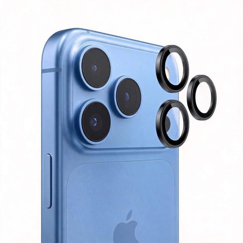 Tech-Protect Camring Fit+ kameras pārsegs Apple iPhone 18 Pro / 18 Pro Max, melns