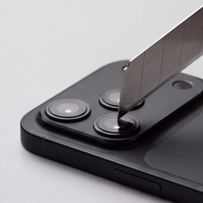 Tech-Protect Camalloy Fit+ kameras pārklājums Apple iPhone 18 Pro, melns