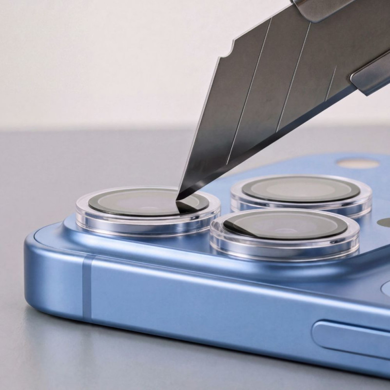 Tech-Protect Camring Fit+ kameras pārsegs Apple iPhone 18 Pro / 18 Pro Max, caurspīdīgs