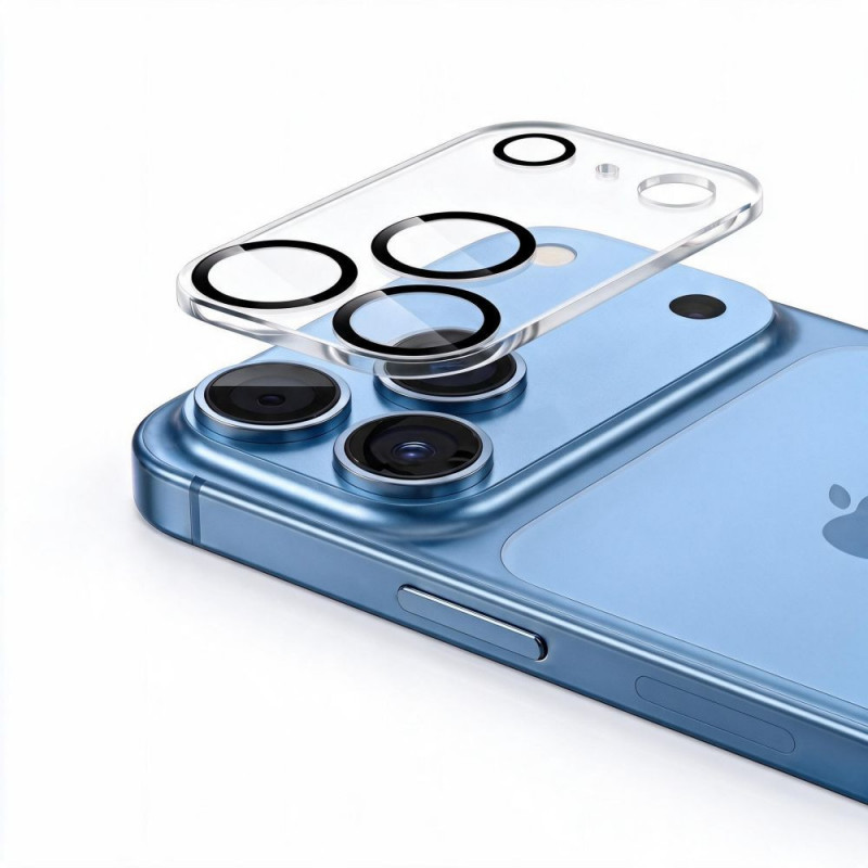 Tech-Protect Cam Fit+ kameras pārsegs Apple iPhone 18 Pro Max, caurspīdīgs