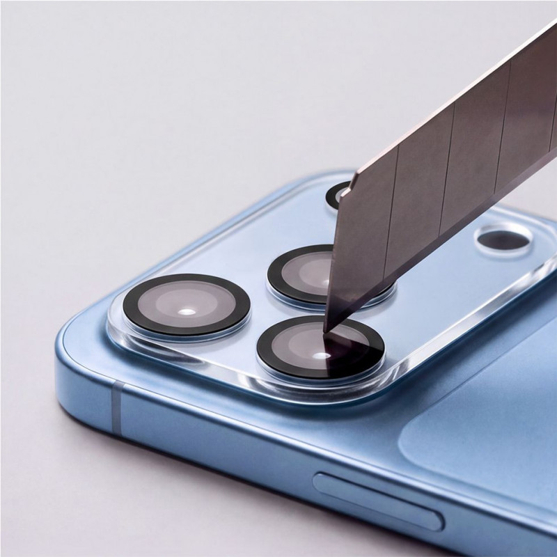 Tech-Protect Cam Fit+ kameras pārsegs Apple iPhone 18 Pro Max, caurspīdīgs