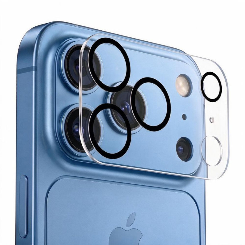 Tech-Protect Cam Fit+ kameras aizsargpārklājs Apple iPhone 18 Pro, caurspīdīgs