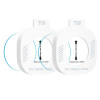Tech-Protect Easy Set+ rūdītais stikls Samsung Galaxy Watch Ultra 2 2026 47 mm, caurspīdīgs (2 gab.)