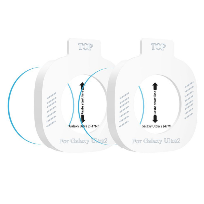 Tech-Protect Easy Set+ rūdītais stikls Samsung Galaxy Watch Ultra 2 2026 47 mm, caurspīdīgs (2 gab.)