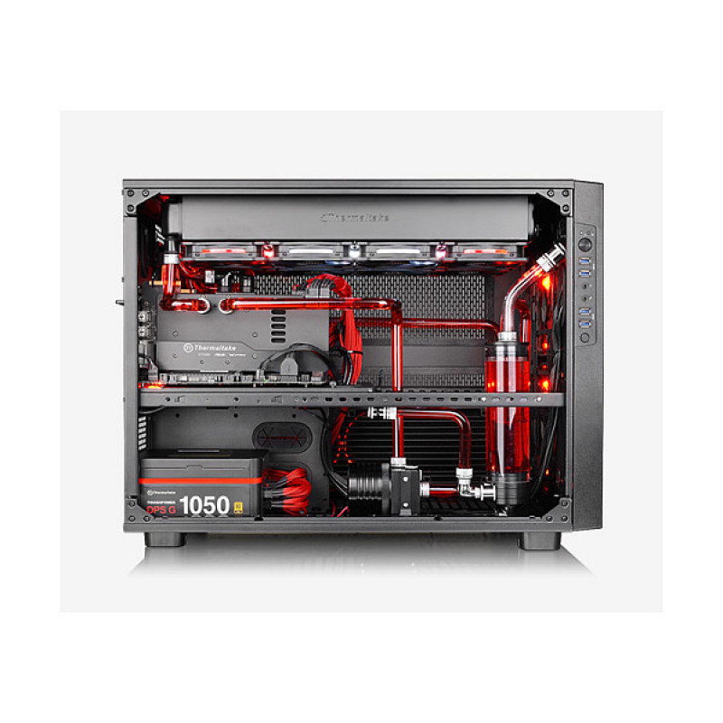 Thermaltake Pacific G1/4 PETG 16 mm ārējā diametra caurules adapters, hromēts