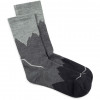 Buff Merino Lightweight Crew zeķes LWC3, melnā krāsā, L