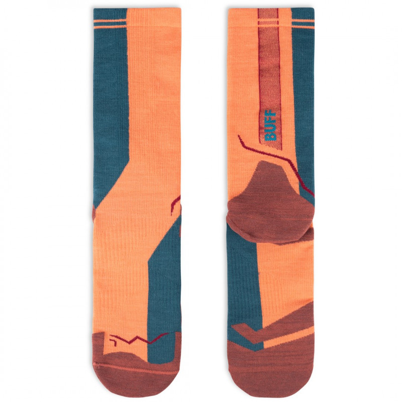 Buff Merino Lightweight Crew zeķes LWC4, Flamingo, L