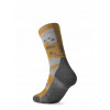 Buff Merino Lightweight Crew zeķes LWC2, Umber Khaki, L