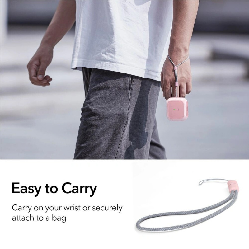 ESR Orbit HaloLock MagSafe futrālis Apple AirPods 4, rozā