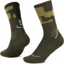 Buff Merino MW Crew zeķes MWC2, Beetle Green, L