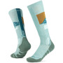 Buff Merino HW Over The Calf zeķes HWO1 Sea Green L