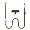 Tech-Protect C10S Rope pār plecu un plaukstas siksniņu komplekts, Walnut Brown/Titanium