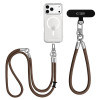 Tech-Protect C10S Rope pār plecu un plaukstas siksniņu komplekts, Walnut Brown/Titanium