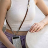 Tech-Protect C10S Rope pār plecu un plaukstas siksniņu komplekts, Walnut Brown/Titanium