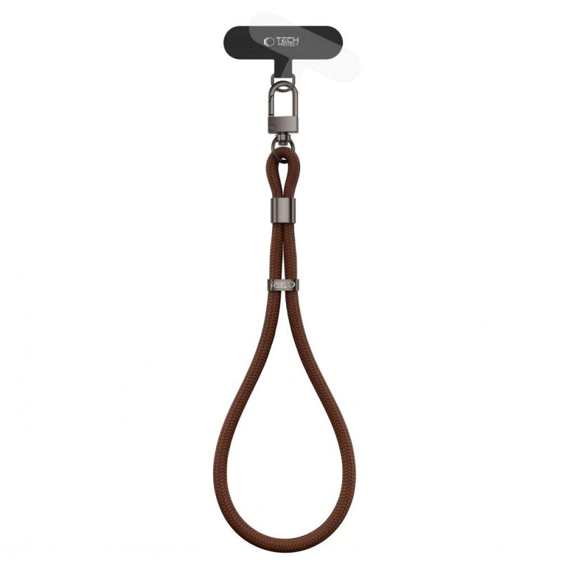 Tech-Protect C11S Rope plaukstas siksniņa, Walnut Brown