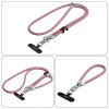 Tech-Protect C10S Rope Crossbody & Wrist Strap komplekts, Dusty Rose/Titanium