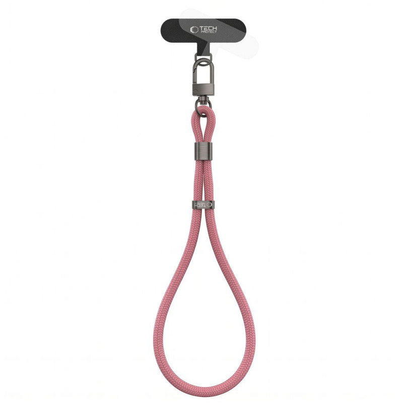 Tech-Protect C11S Rope plaukstas siksniņa, Dusty Rose