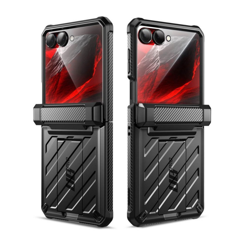 Supcase Unicorn Beetle Pro vāciņš Samsung Galaxy Z Flip 8, melns