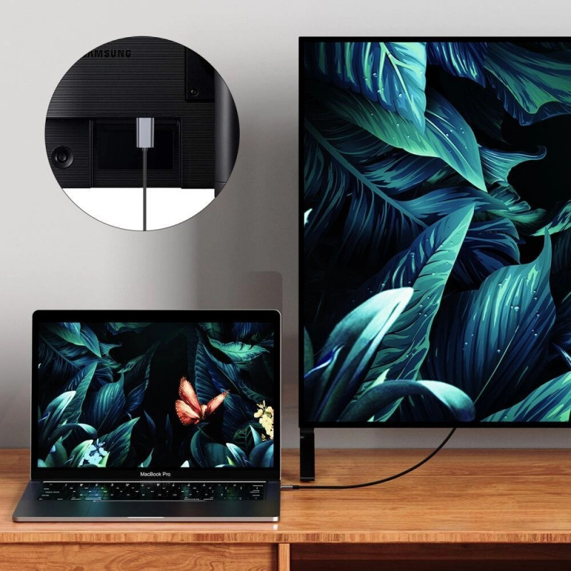 Tech-Protect UltraBoost HDMI / VGA adapteris, FHD 1920 x 1080, 60Hz, melns