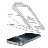 Tech-Protect Quick Set+ rūdītā stikla ekrāna aizsargs Apple iPhone 17 Pro Max, melns (2 gab.)