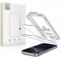 Tech-Protect Quick Set+ THP4500 rūdītā stikla ekrāna aizsargs Apple iPhone 17 Pro, melns (2 gab.)