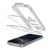 Tech-Protect Quick Set+ THP4500 rūdītā stikla ekrāna aizsargs Apple iPhone 17 Pro, melns (2 gab.)