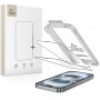 Tech-Protect Quick Set+ THP4498 rūdīta stikla ekrāna aizsargs Apple iPhone 17, melns (2 gab.)