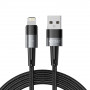 Tech-Protect UltraBoost USB-A/Lightning kabelis 12W 2.4A 200 cm, pelēks