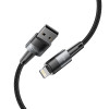 Tech-Protect UltraBoost USB-A/Lightning kabelis 12W 2.4A 200 cm, pelēks