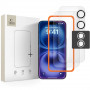 Tech-Protect Easy Set+ rūdīta stikla ekrāna aizsargu komplekts Apple iPhone 17, caurspīdīgs (2+1 gab.)