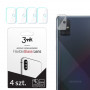 3MK Lens Protection Samsung Galaxy A71 kameras objektīva hibrīdstikls (4 gab.), 3MK149