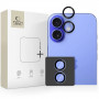 Tech-Protect Camring Fit+ kameras objektīva pārsegs Apple iPhone 16 / 16 Plus / 17, melns