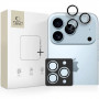 Tech-Protect Camring Fit+ kameras objektīva pārsegs Apple iPhone 14 Pro / 14 Pro Max / 15 Pro / 15 Pro Max / 16 Pro / 16 Pro Max / 17 Pro / 17 Pro Max, caurspīdīgs