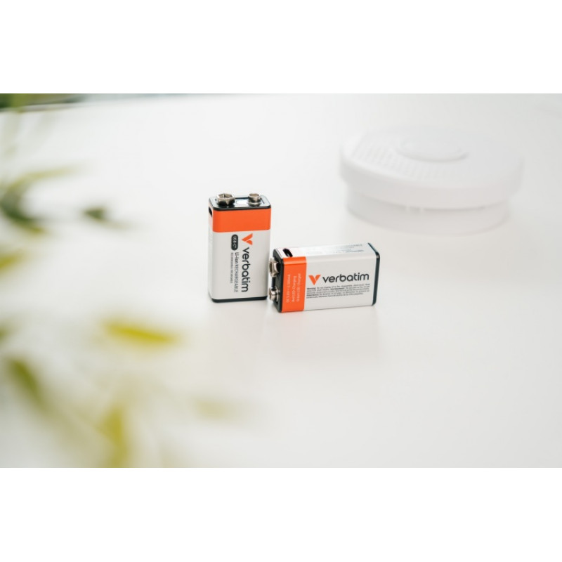 Verbatim 30251 USB-C uzlādējams akumulators Li-ion 9V 335 mAh (1 gab.)