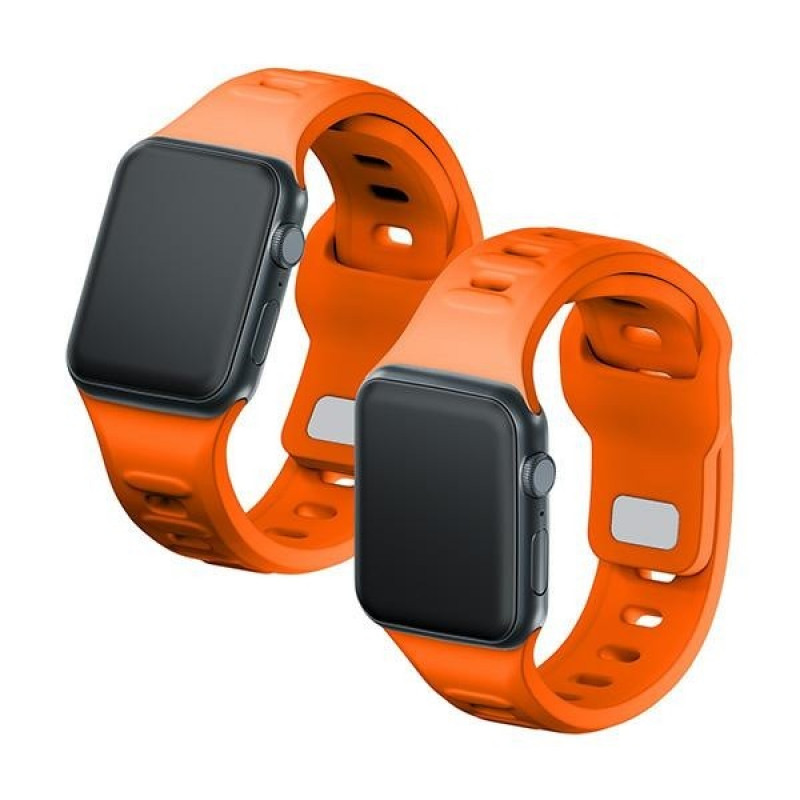 3mk silikona pulksteņa siksniņa Apple Watch 38/40/41 mm, oranža