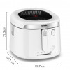 Tefal Filtra Vision FF2541E0 fritieris, 2,1 L, 1900 W, balts