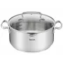 Tefal Duetto+ G7194655 kastrolis, apaļš, nerūsējošais tērauds, 24 cm, stikla vāks