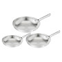 Tefal Duetto On B866S334 pannu komplekts, 3 gab., 20/24/28 cm, nerūsējošais tērauds