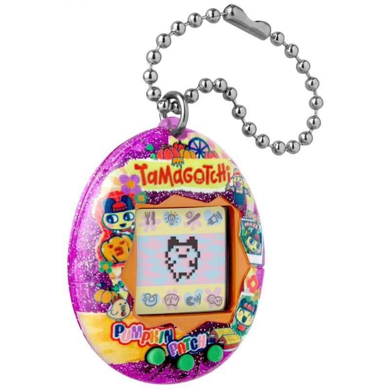 Bandai Tamagotchi Original - Pumpkin Patch pārnēsājamā elektroniskā spēle