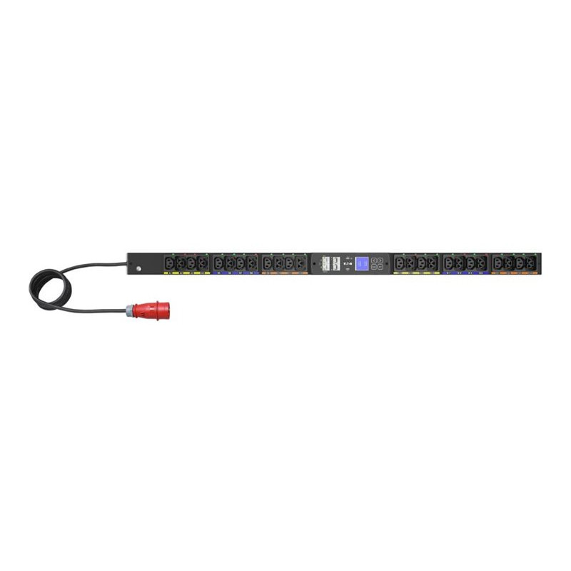 Eaton G4 pārvaldīta PDU, 0U, trīsfāžu, 16 A, 11 kW, 12 x C13 un 12 x C39, 3 m (EVMAF316A)
