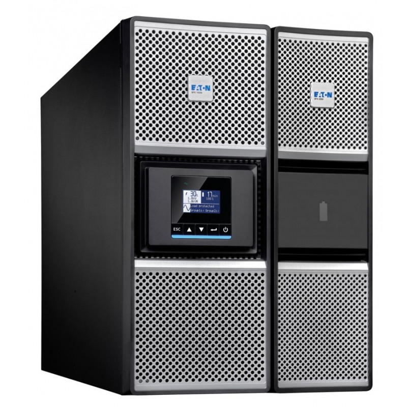 Eaton 9PX 8000i RT4U Netpack G2 tiešsaistes UPS, 8000 VA / 8000 W, 4U, 48,3 cm (19"), 9 Ah (9PX8KIRTNG2)