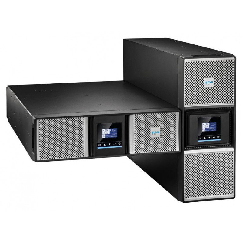Eaton 9PX 8000i RT4U Netpack G2 tiešsaistes UPS, 8000 VA / 8000 W, 4U, 48,3 cm (19"), 9 Ah (9PX8KIRTNG2)