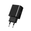 Tech-Protect NC20W USB-C sienas lādētājs PD 20W, melns