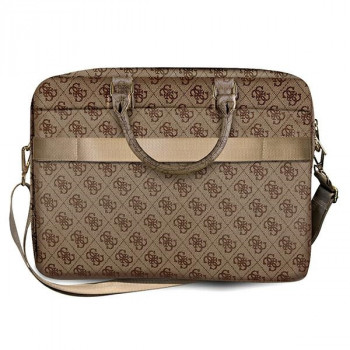 Guess GUCB15G4GFBR 4G Uptown klēpjdatora soma, 15 collas, brūna